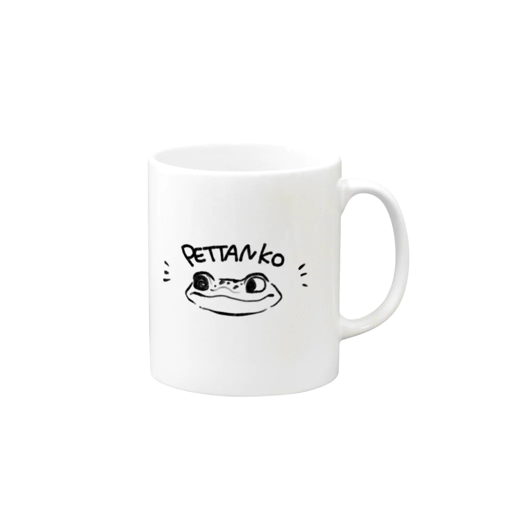 ｶｲﾇｼFの気まぐれグッズ(仮)のゆるもどきーず Mug :right side of the handle