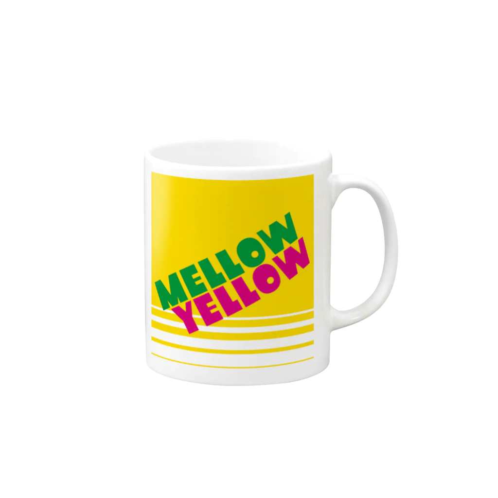 MELLOW_YELLOWのMELLOW YELLOW  マグカップの取っ手の右面