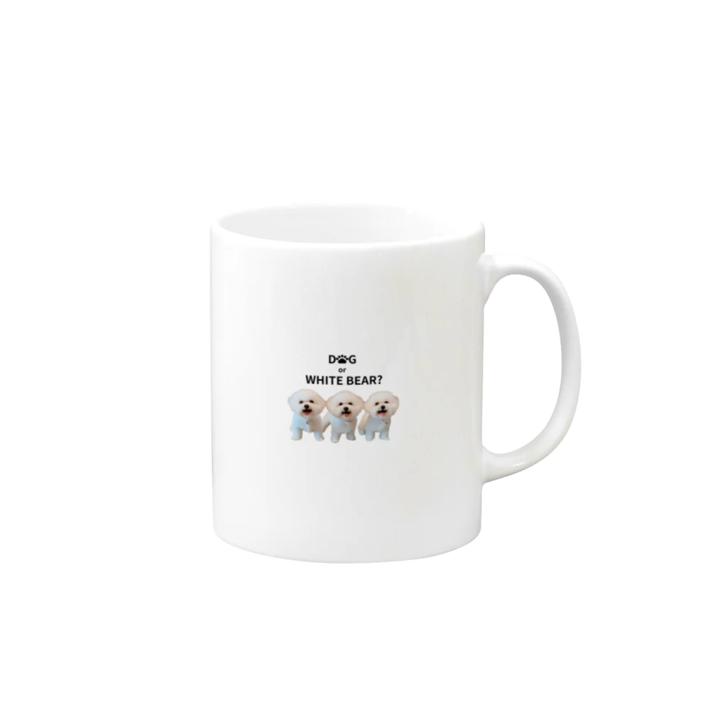 liabear_comのもふもふBEAR Mug :right side of the handle