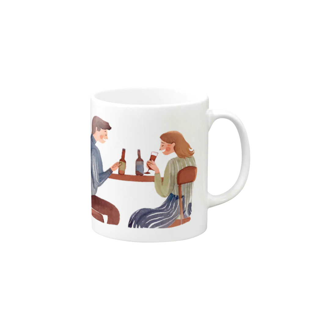 kichamanのバー Mug :right side of the handle