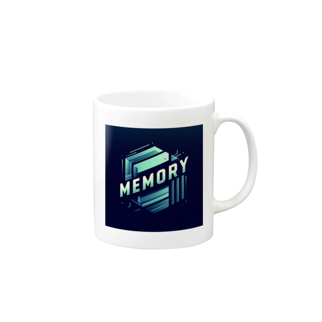 reeei56のmemory Mug :right side of the handle