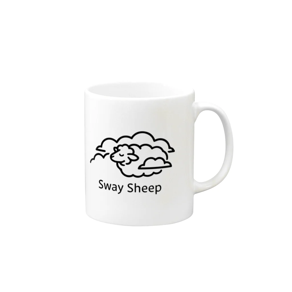 Sway SheepのSway Sheep マグカップの取っ手の右面