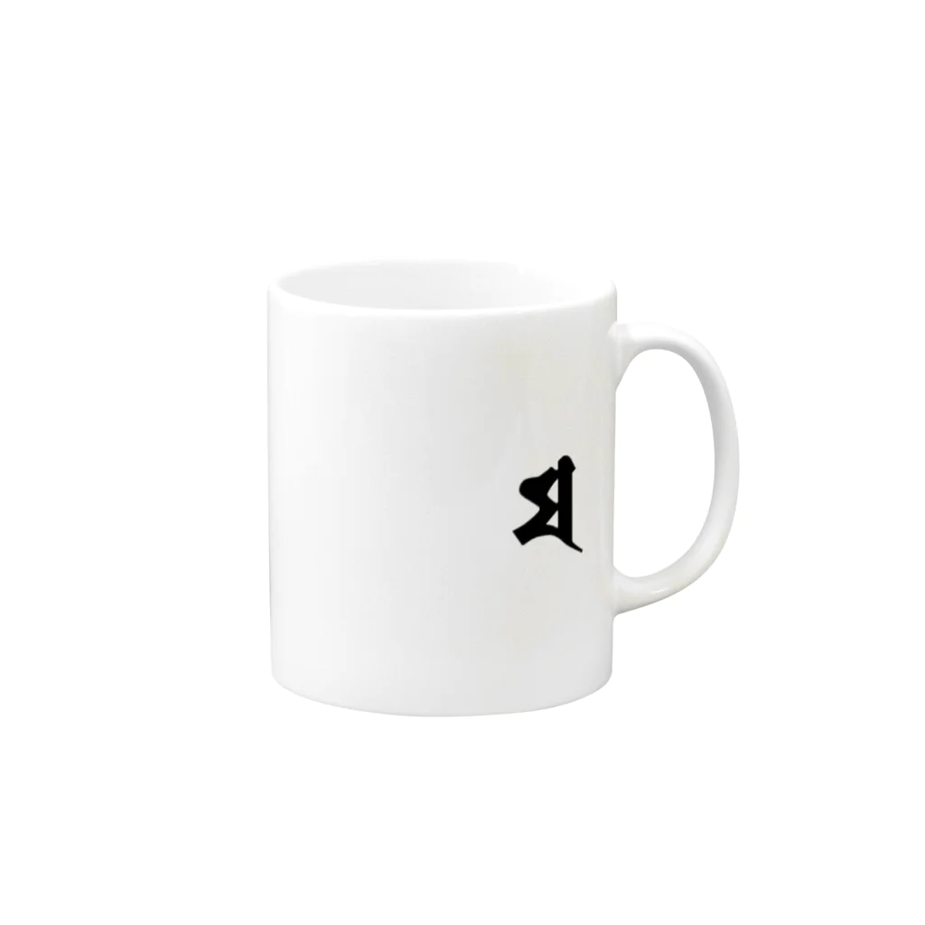 kikesdsの梵字風 Mug :right side of the handle