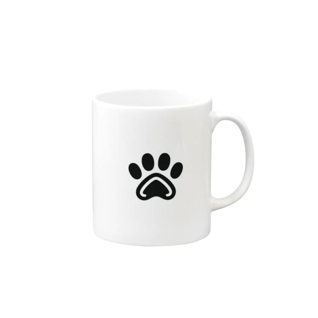 VarietyVendorのパウズコレクション Mug :right side of the handle