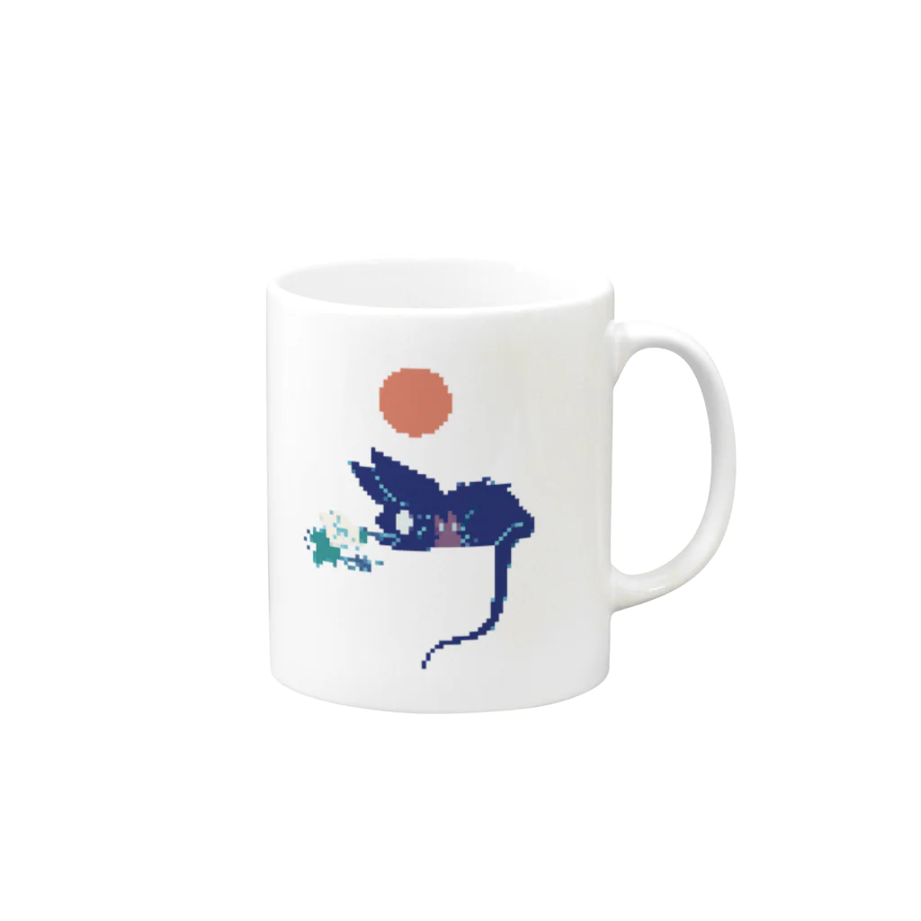 Sweet Tooth ChimeraのMorning_Glory Mug :right side of the handle