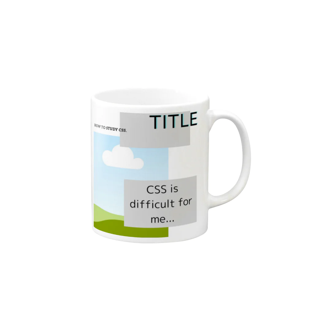 Sounds Focus&RelaxのI got CSS! Mug :right side of the handle