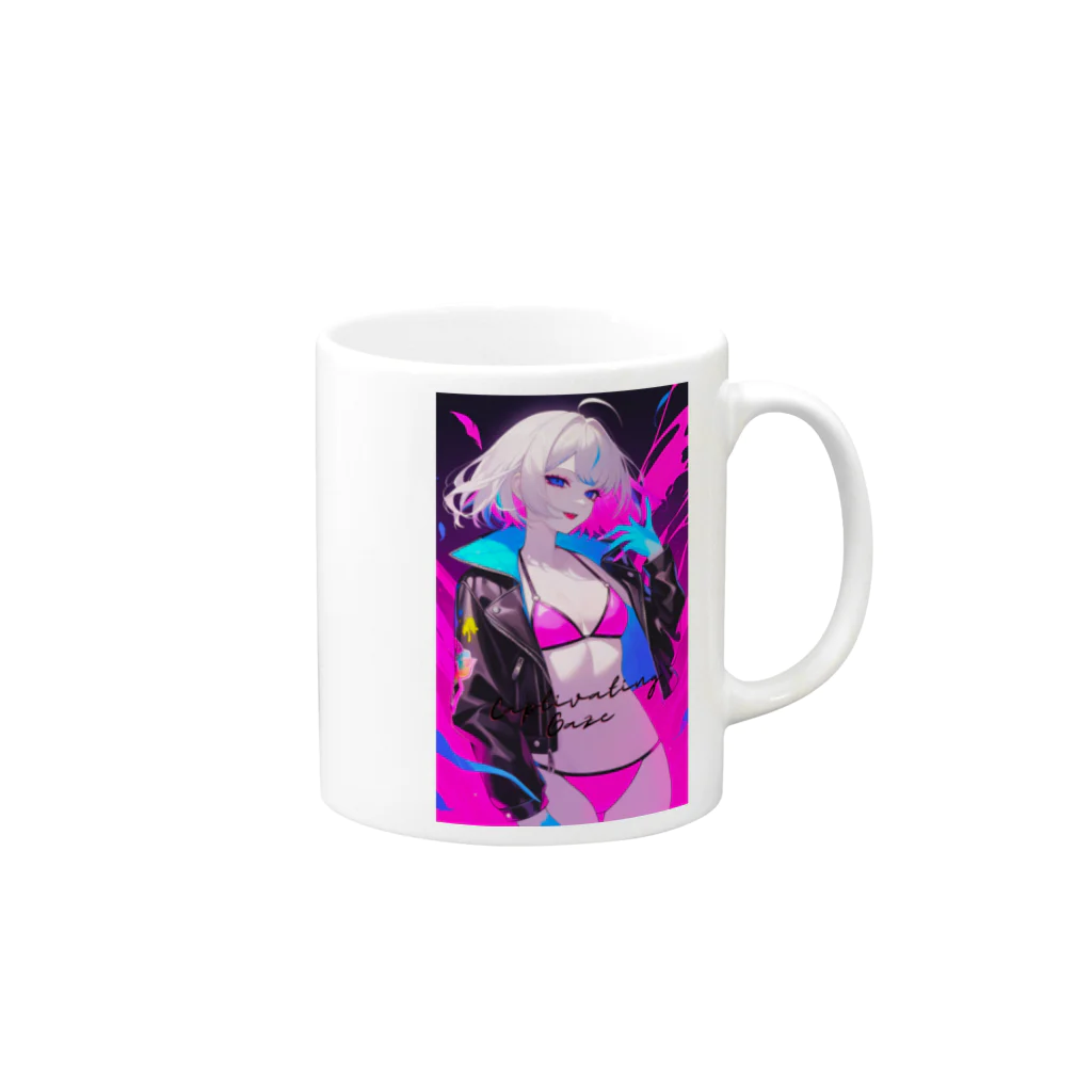 K-G07のキャラグッズ Mug :right side of the handle