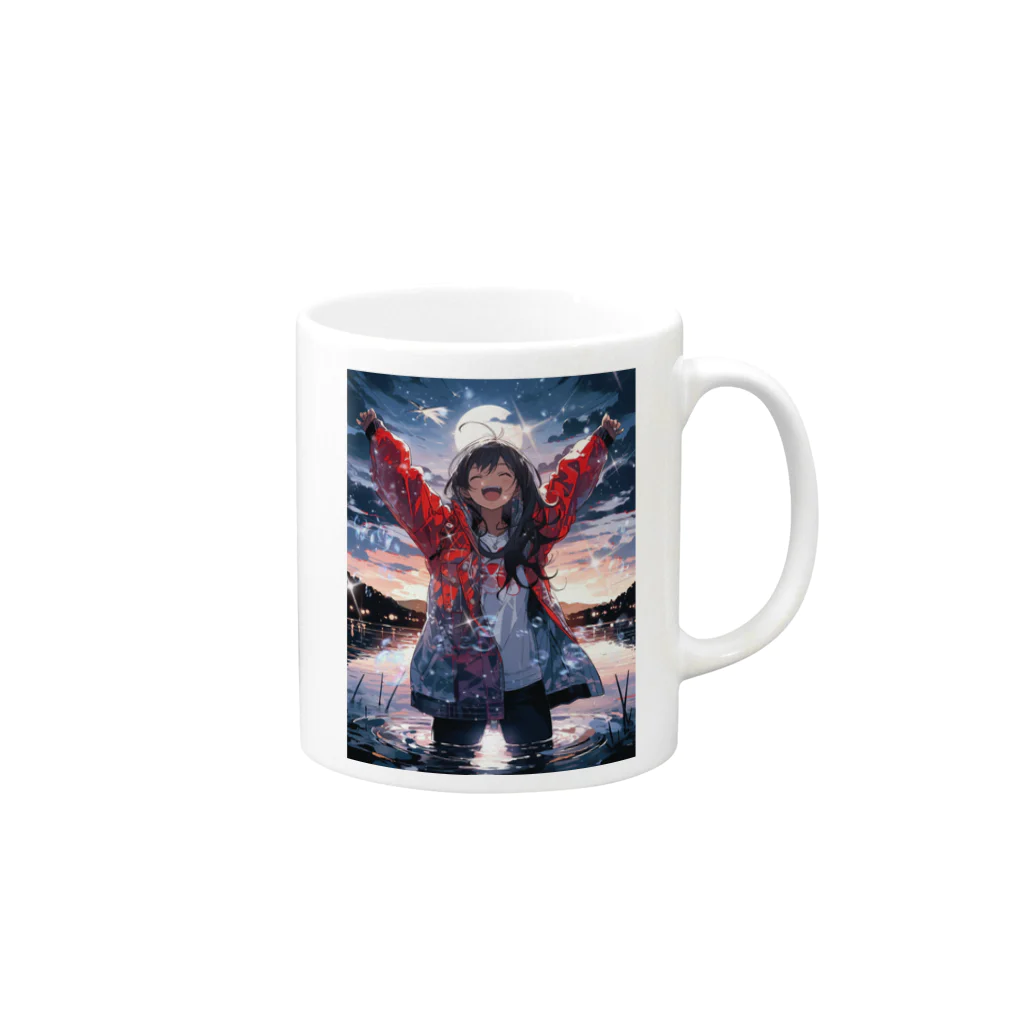 Online/Ojiyの復活少女 Mug :right side of the handle