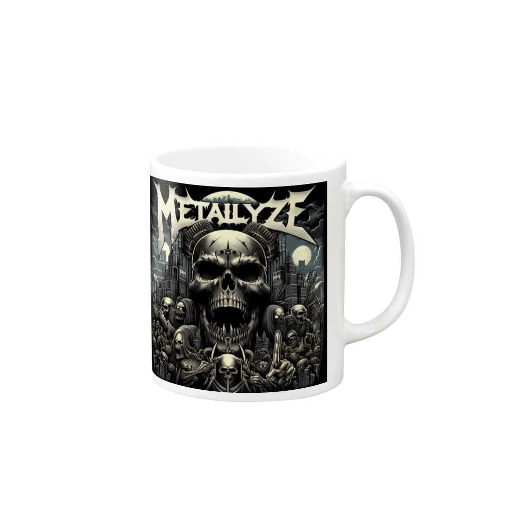 METALYZEのMETALYZE 2nd Album Mug :right side of the handle