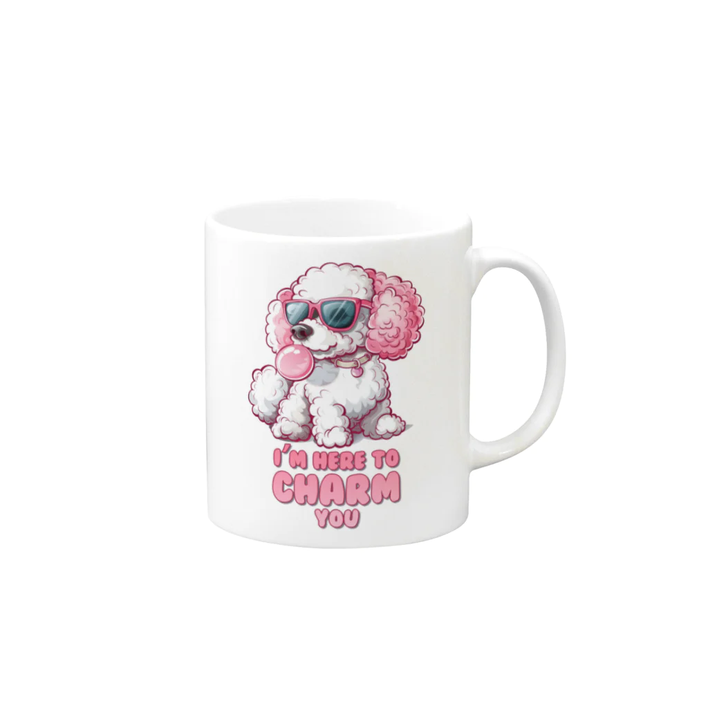 Stylo Tee Shopの魅力するわ Mug :right side of the handle