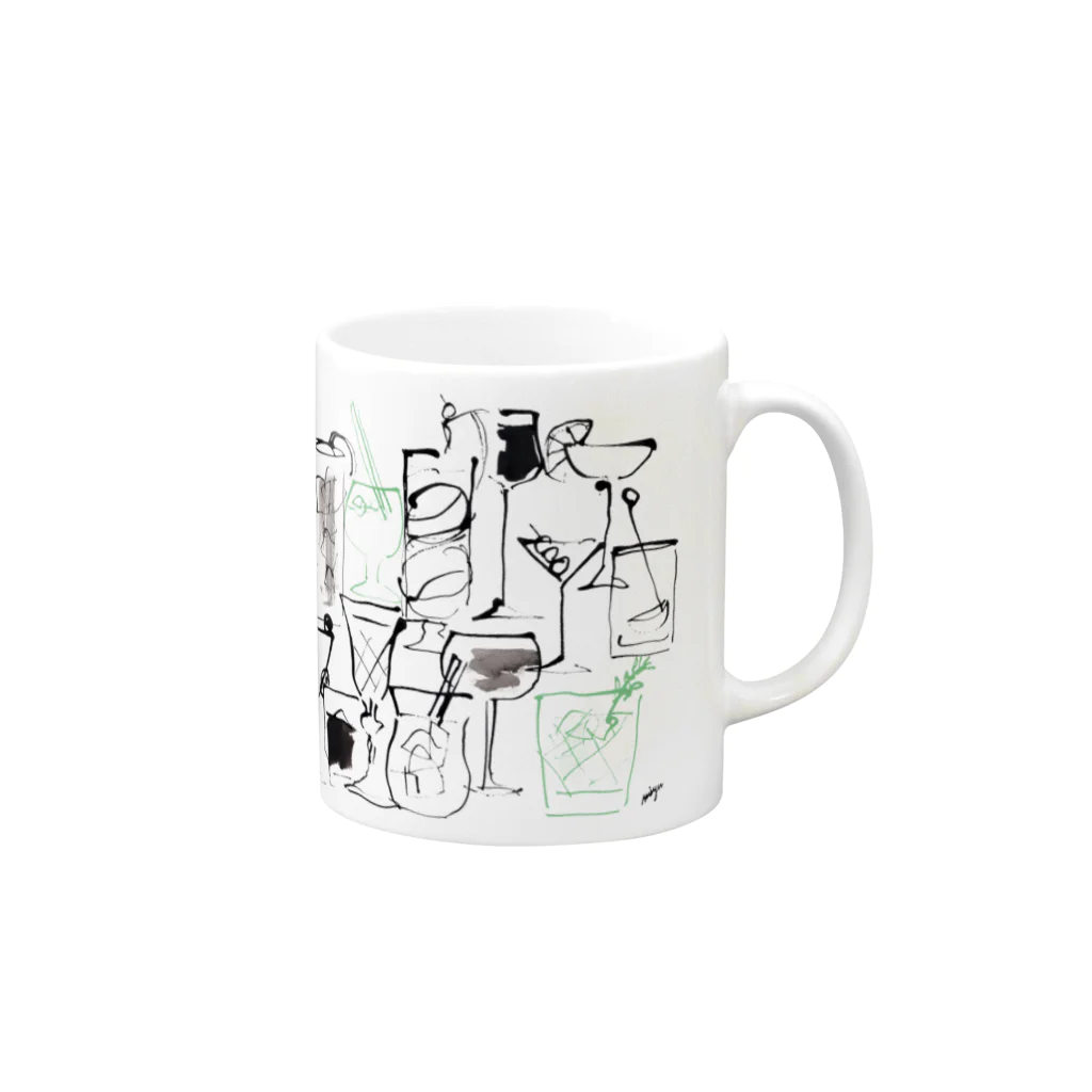 miyuki ohashi goods shopのDrinks Mug :right side of the handle