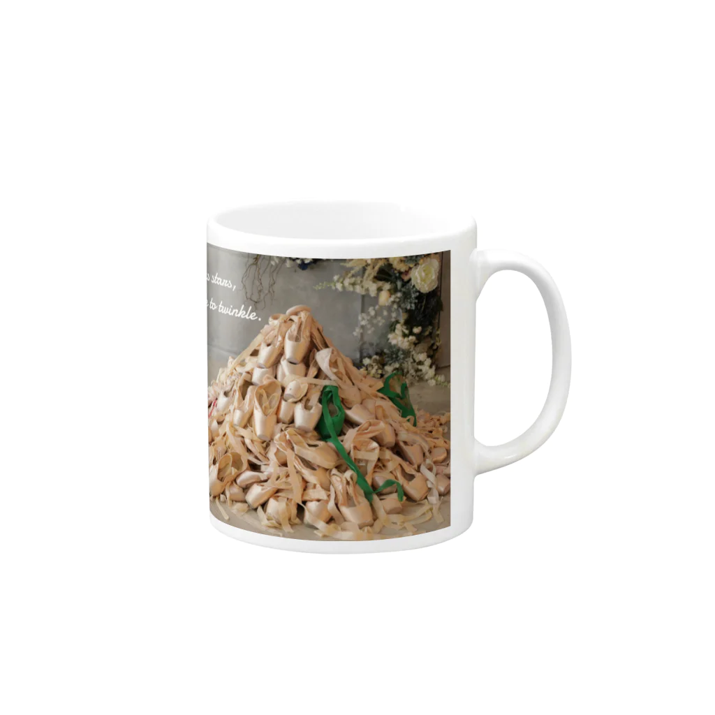 akr_actのバレリーナ  輝くあなたに Mug :right side of the handle