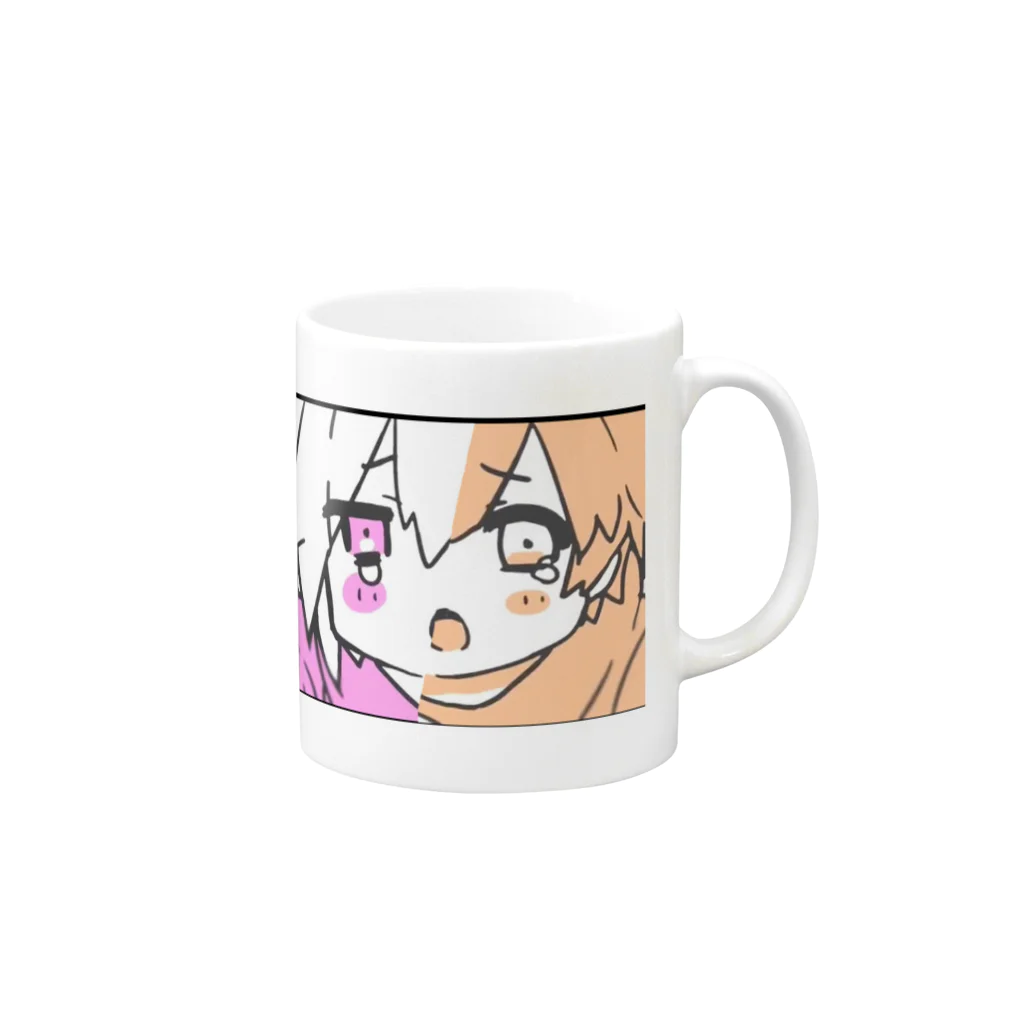 Kihoのまふまふ×天月 Mug :right side of the handle