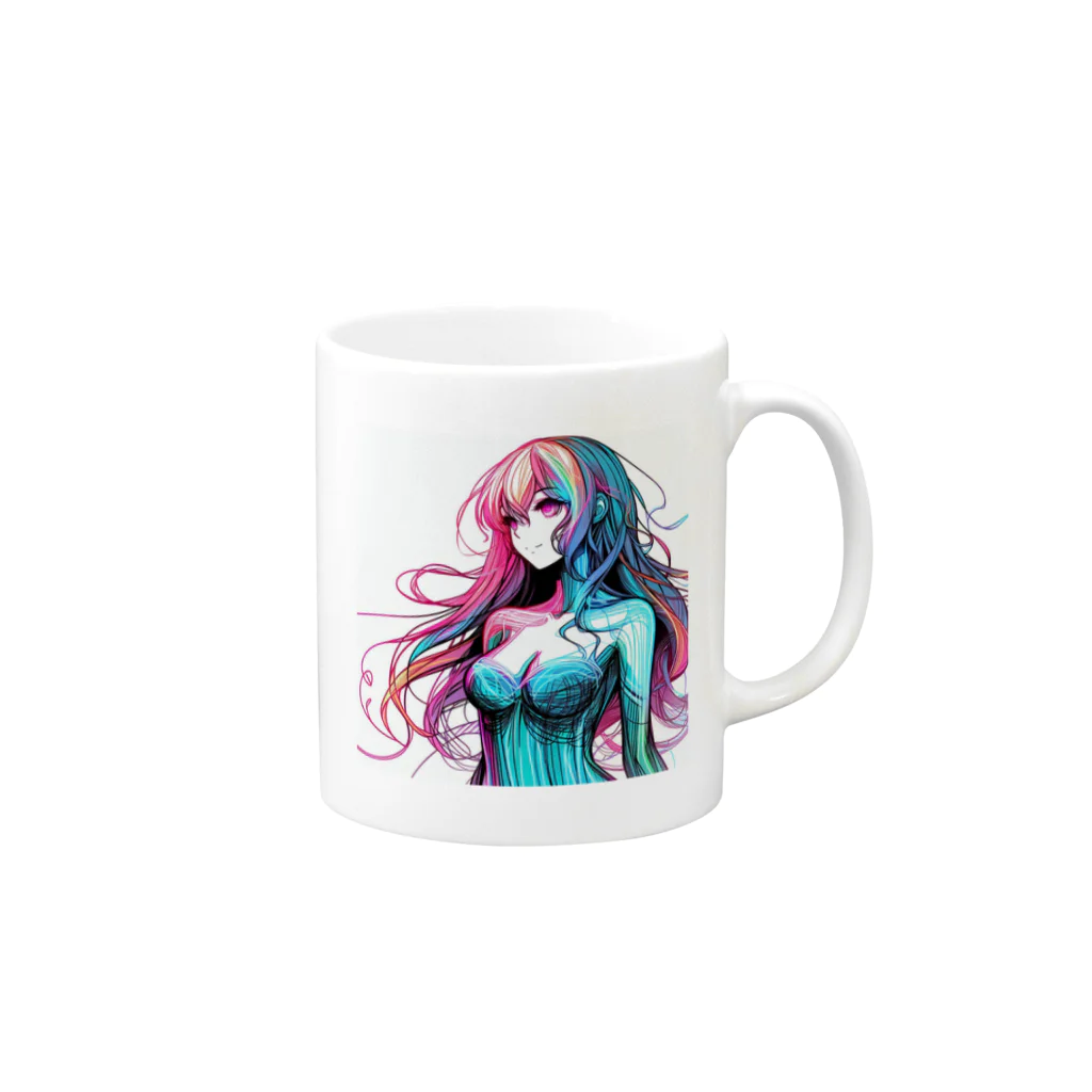 NeonSparkのEra Mug :right side of the handle