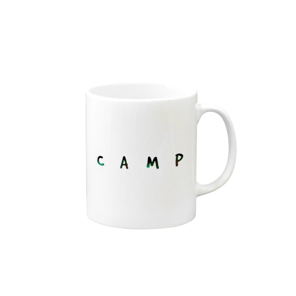 Y.H.のcamp  マグカップの取っ手の右面