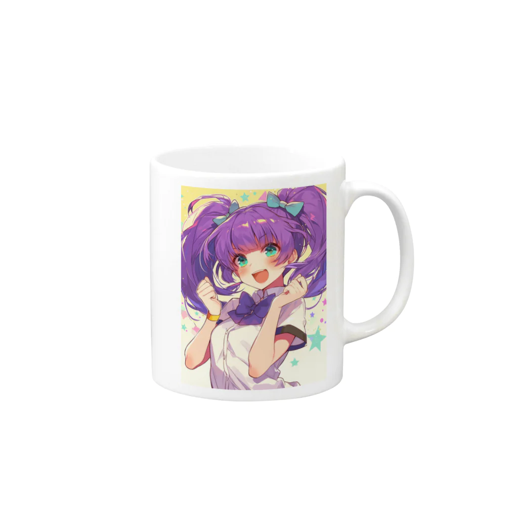 ナッツファンタジー工房のミラクルみくるちゃんのマグカップ Mug :right side of the handle