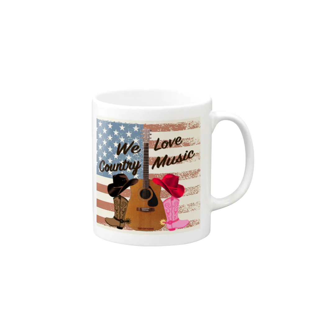 country music house !の2024 Country Music Mug :right side of the handle