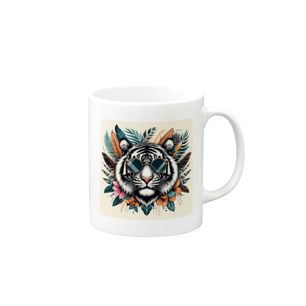 ビギニングストアのTIGER Mug :right side of the handle