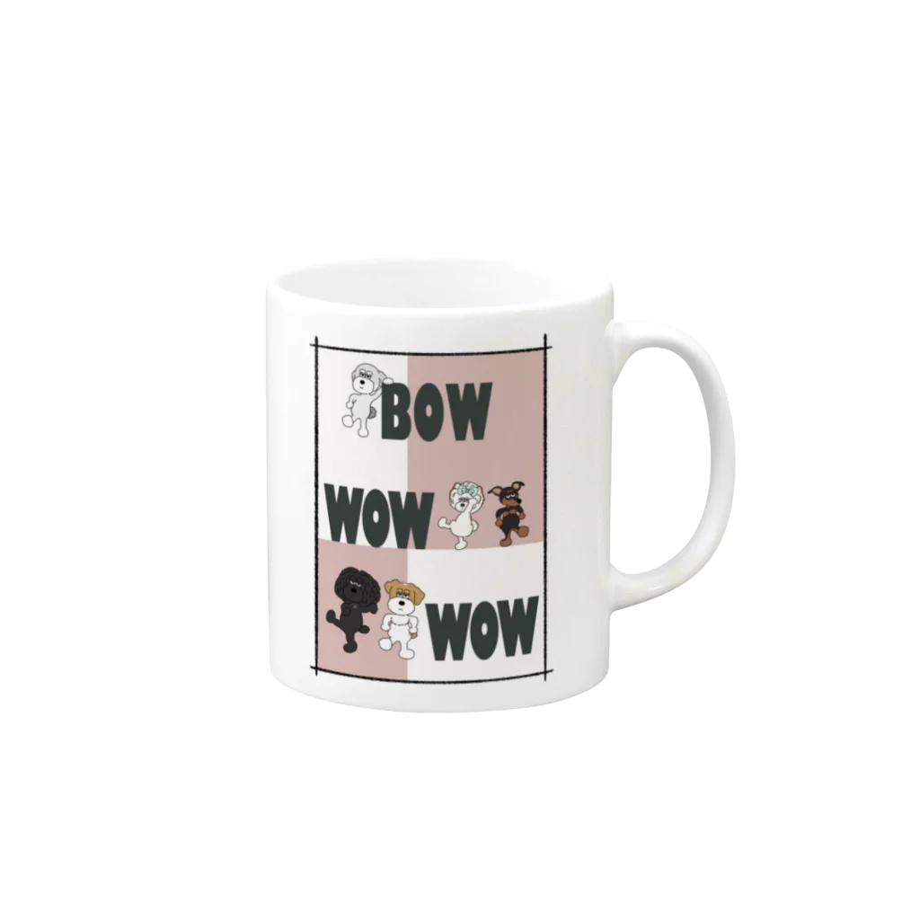 BOWWOWWOWのBOWWOWWOW Mug :right side of the handle