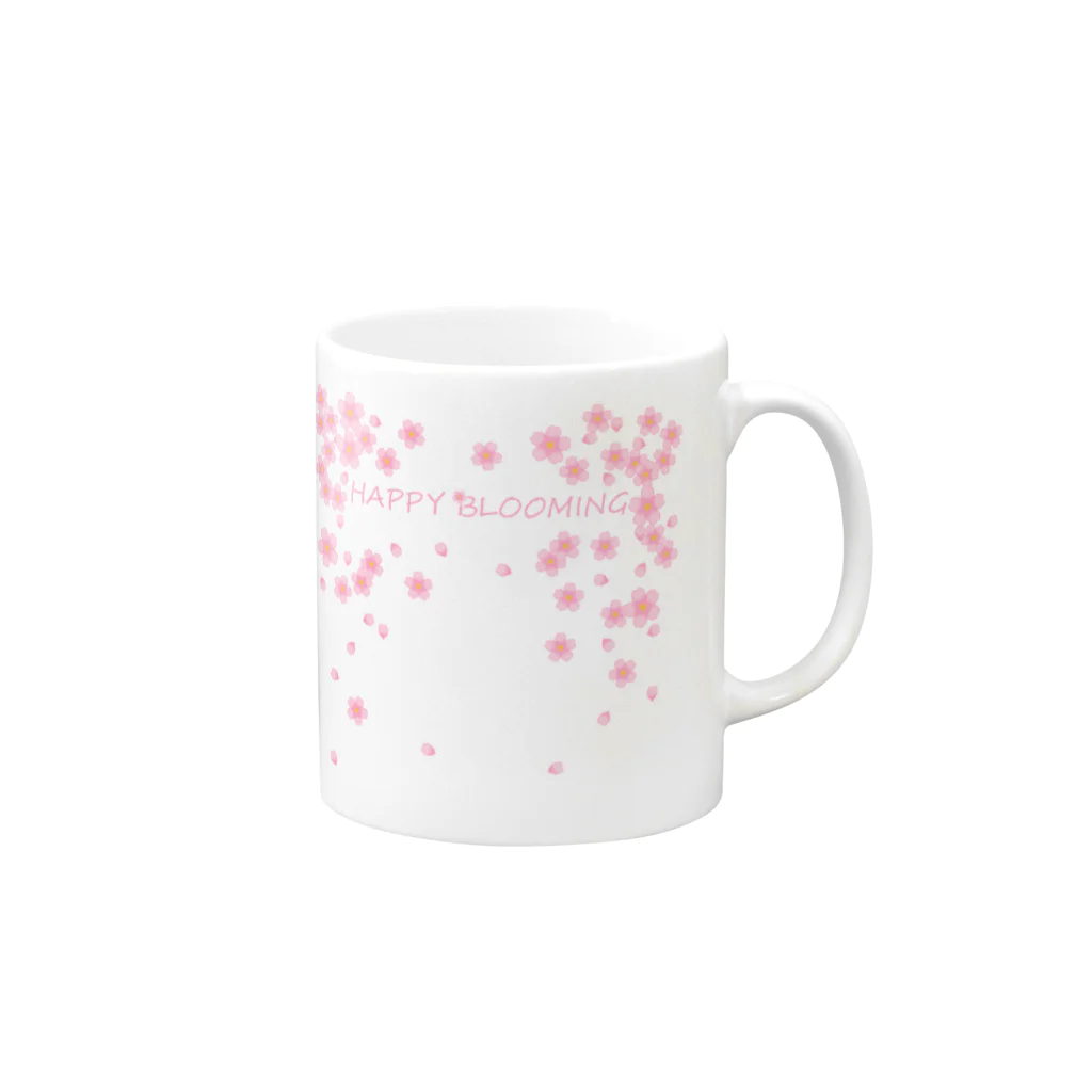 A33のHAPPY BLOOMING Mug :right side of the handle