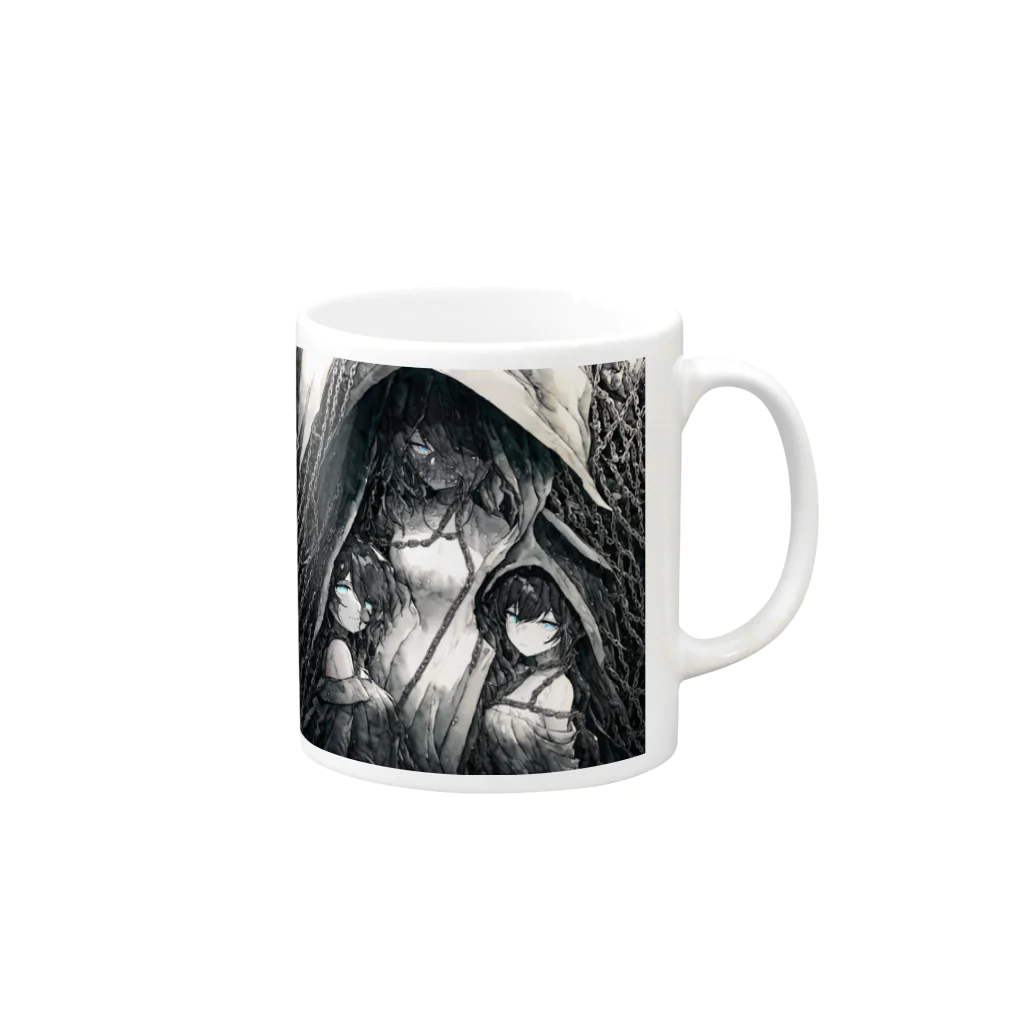 Not Foundのlost_girl2 Mug :right side of the handle