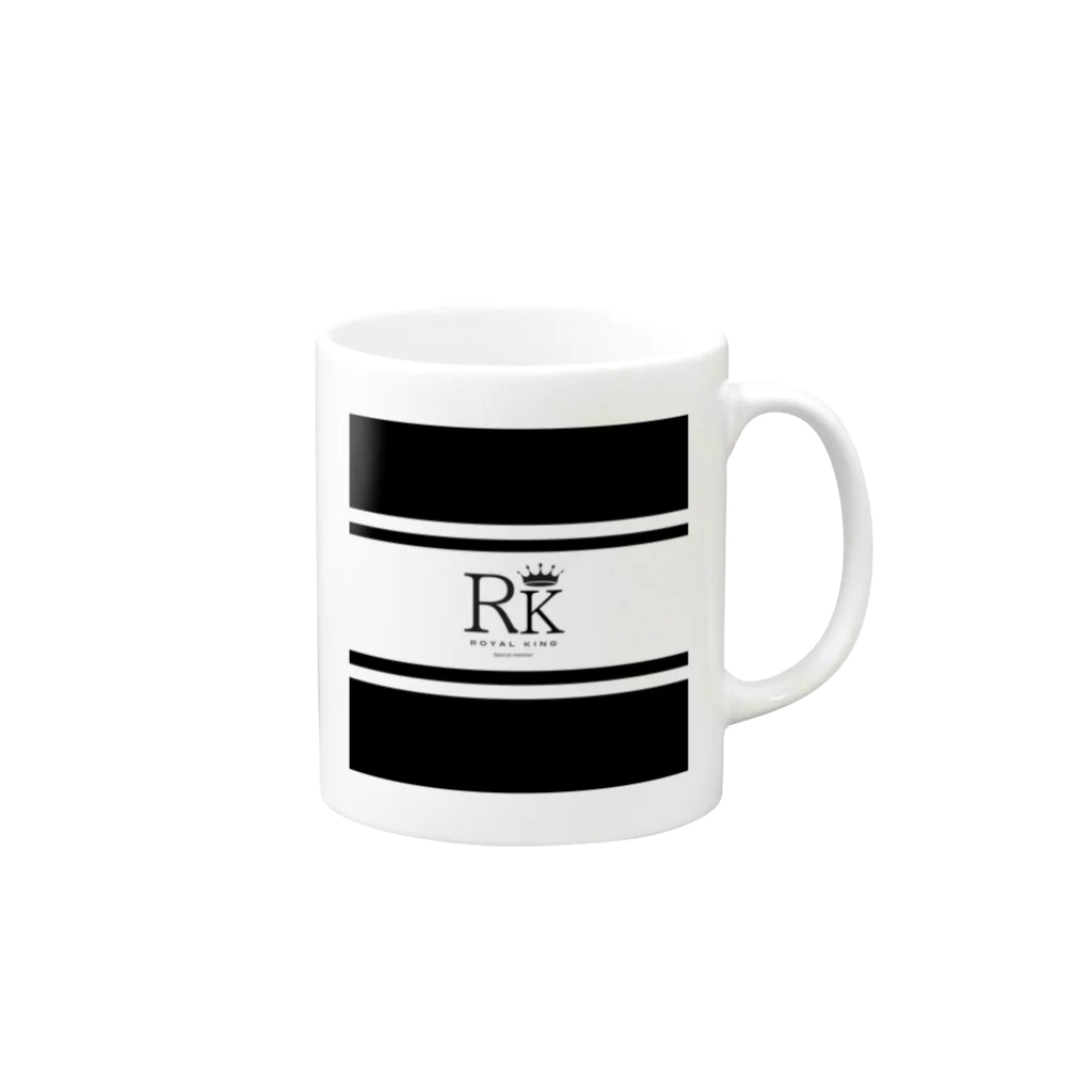 ROYAL PrincessのR K デザイン Mug :right side of the handle