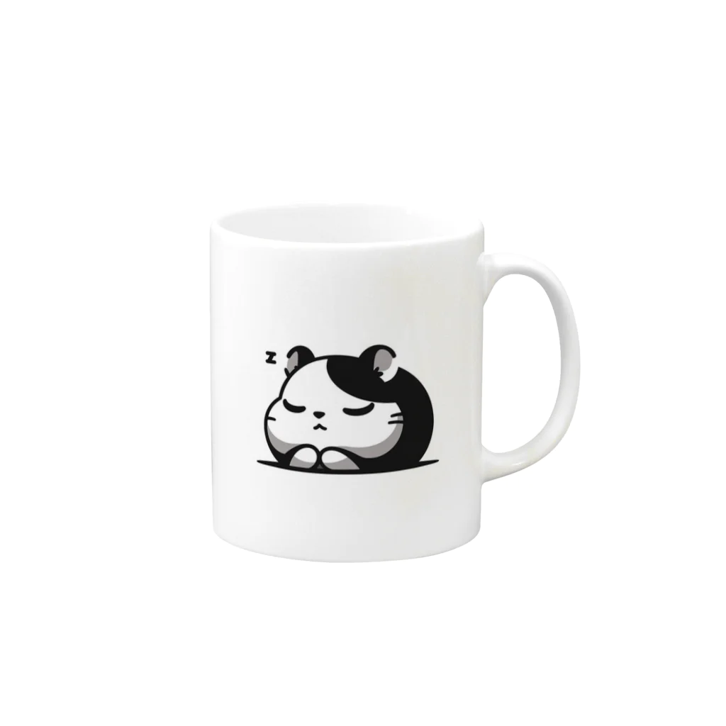 Seiji-Mのふわふわで可愛いハムスター Mug :right side of the handle