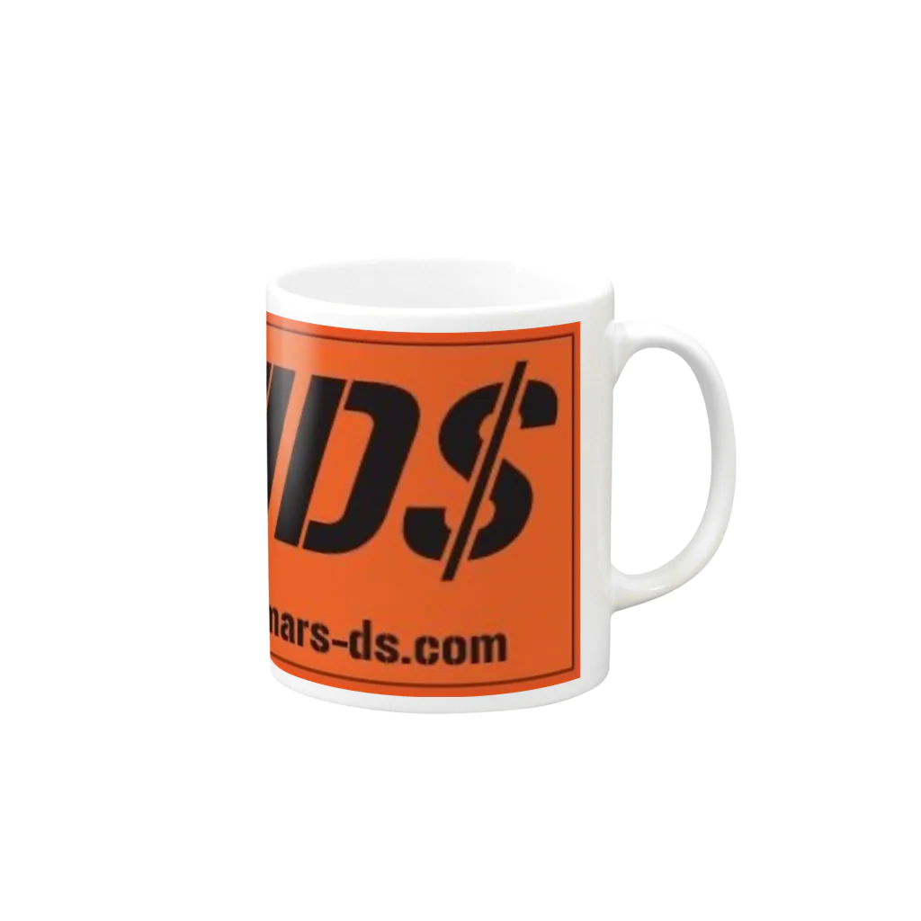 MD$のオレンジMD$ロゴ Mug :right side of the handle