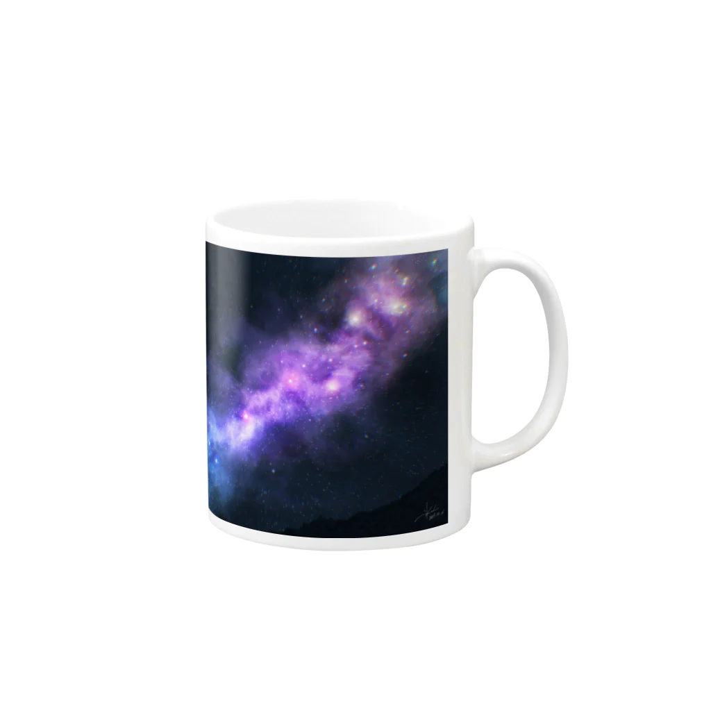 IK Shopの天の川 Mug :right side of the handle