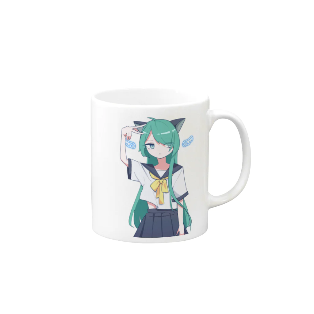 r-peのﾋﾟｽ... Mug :right side of the handle