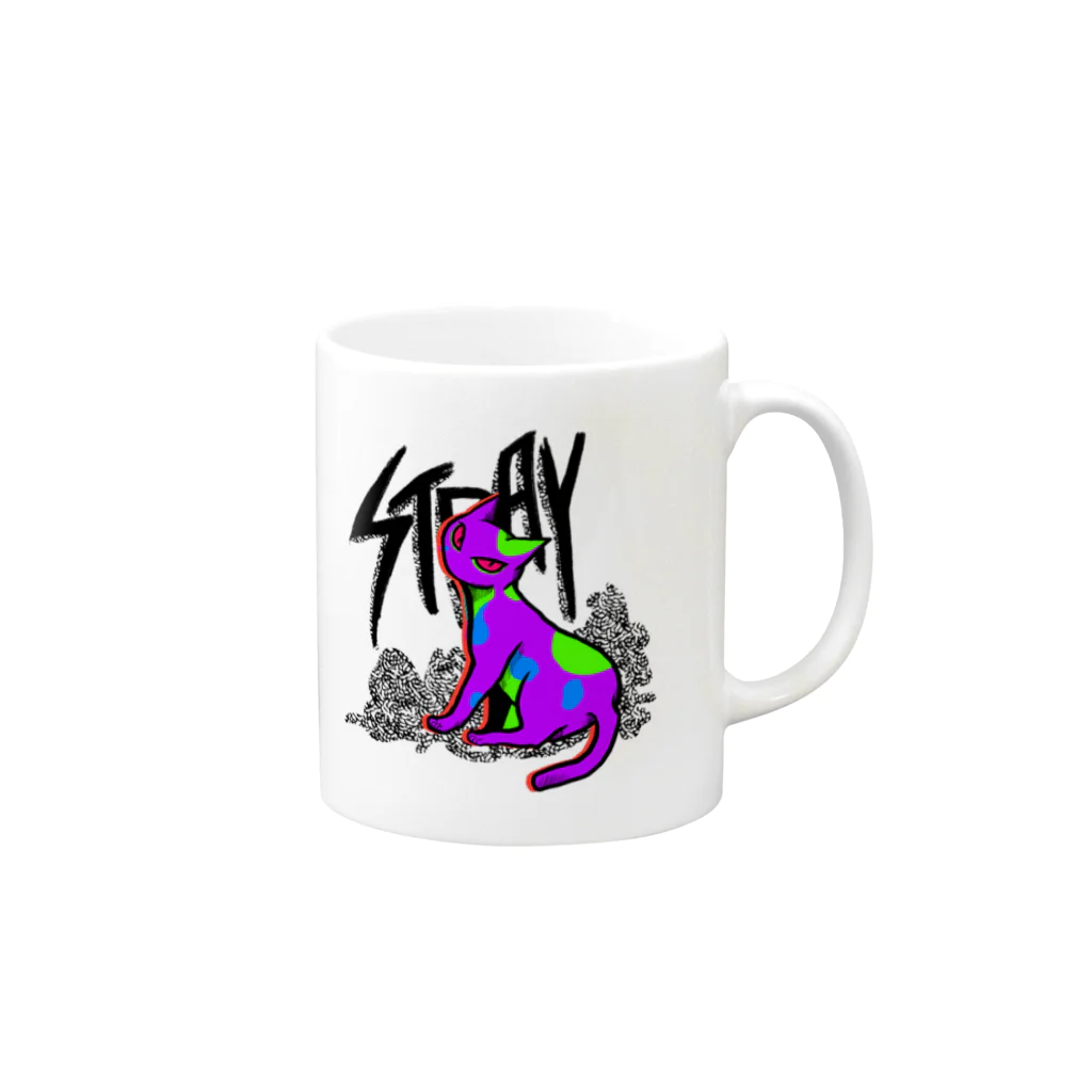 TKGの野良猫 Mug :right side of the handle