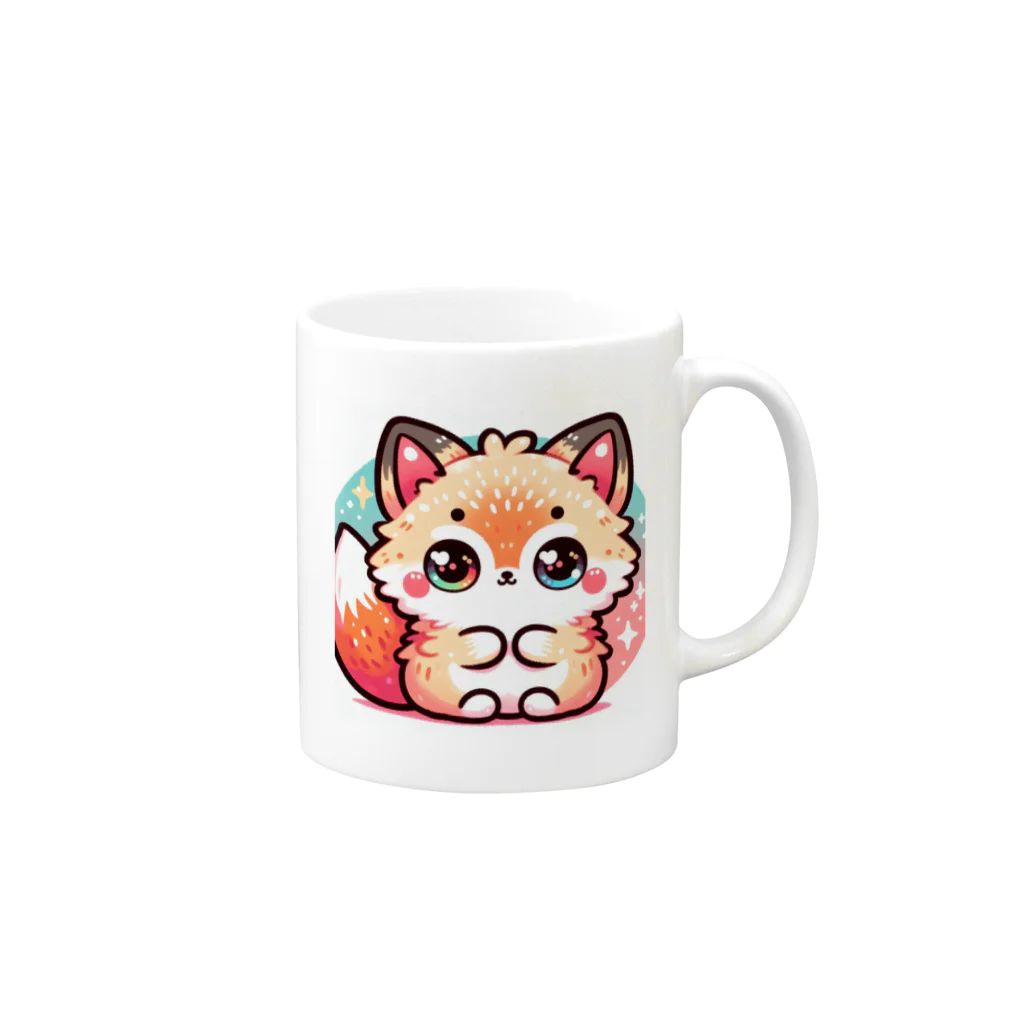 ふがじのお店のハルミちゃん Mug :right side of the handle