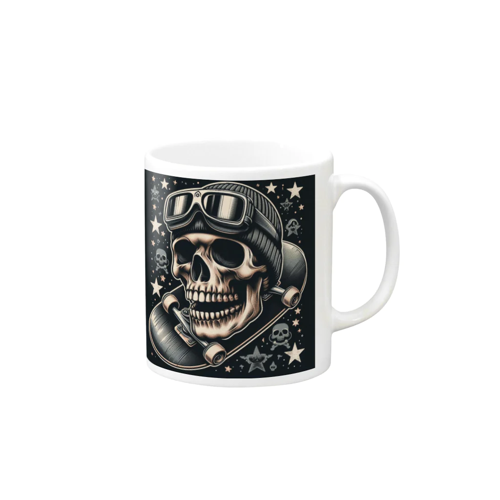 _Aloha_のskull Mug :right side of the handle