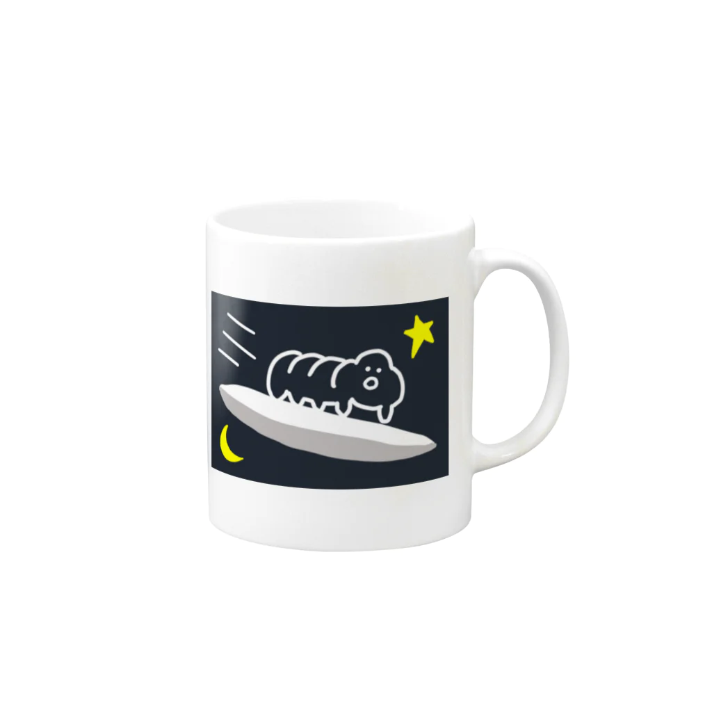 サイエントーク Goods Storeのクマムシカップ Mug :right side of the handle