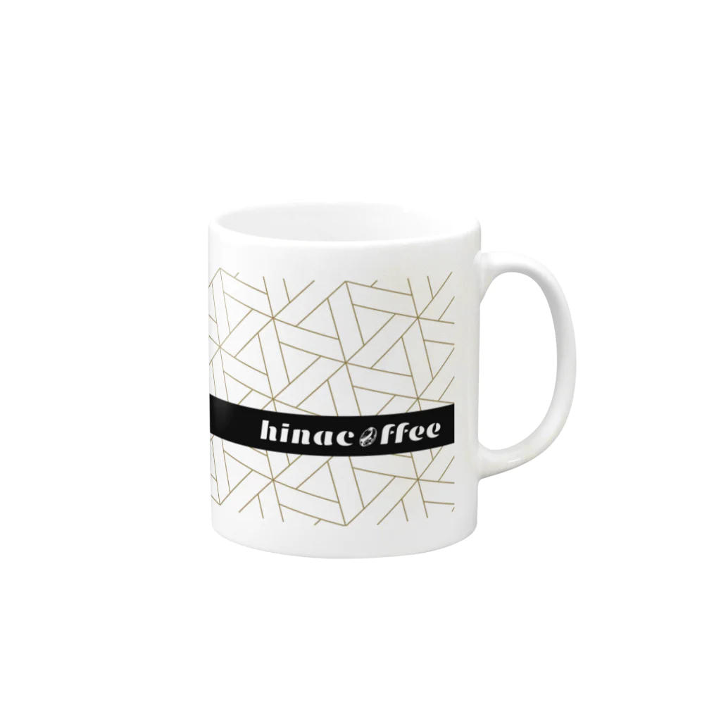 hinacoffeeのhinacoffeeマグカップ Mug :right side of the handle