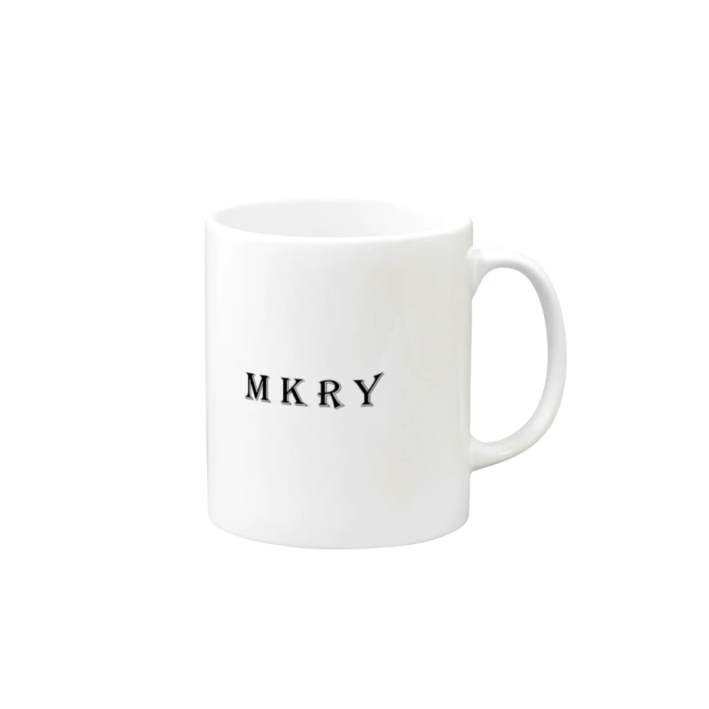 MKRY -ﾐｸﾘｨ -のMKRY設立記念 Mug :right side of the handle
