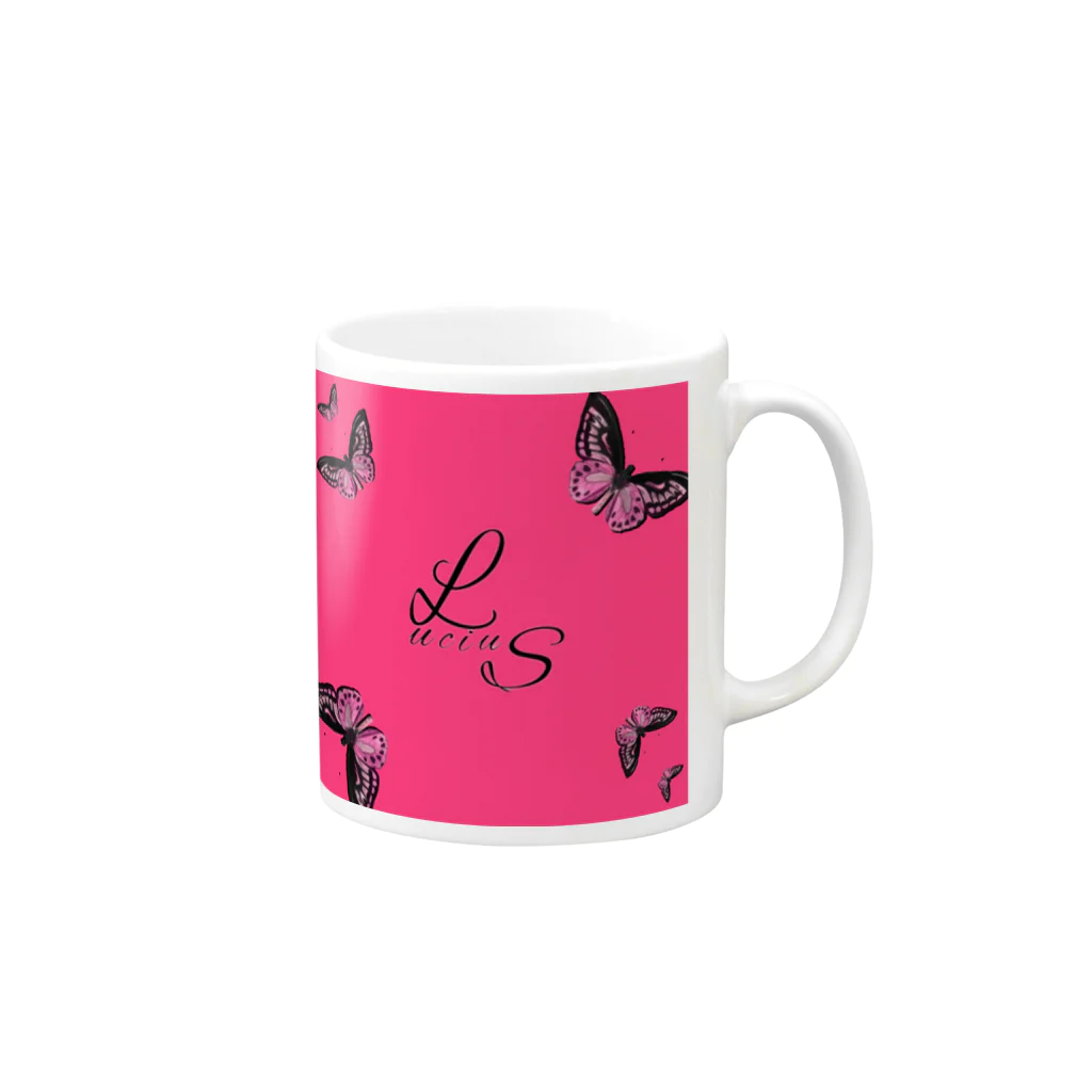 Lucius公式のLucius Mug :right side of the handle