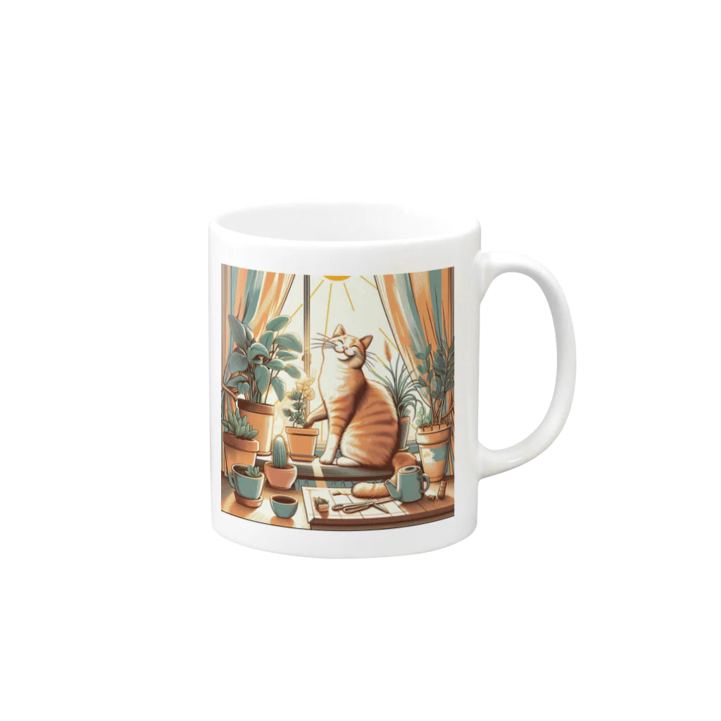 Akiraの猫 Mug :right side of the handle