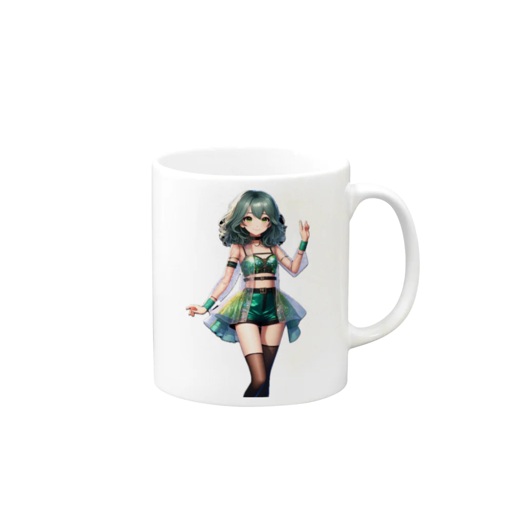 LEELOOショップ✨のアイドル💕ver.4 Mug :right side of the handle