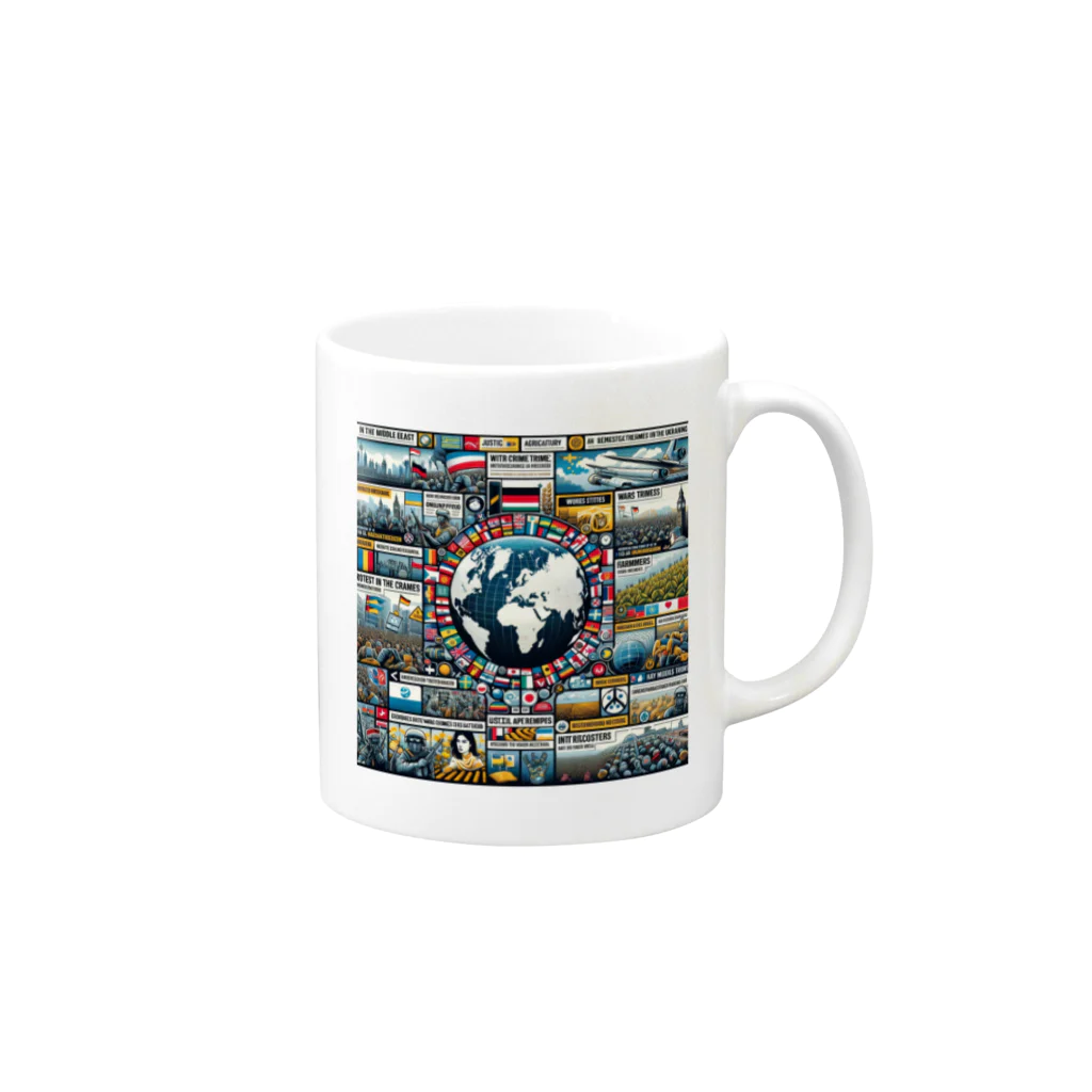 Trend Hubの2024/04/25のニュース Mug :right side of the handle