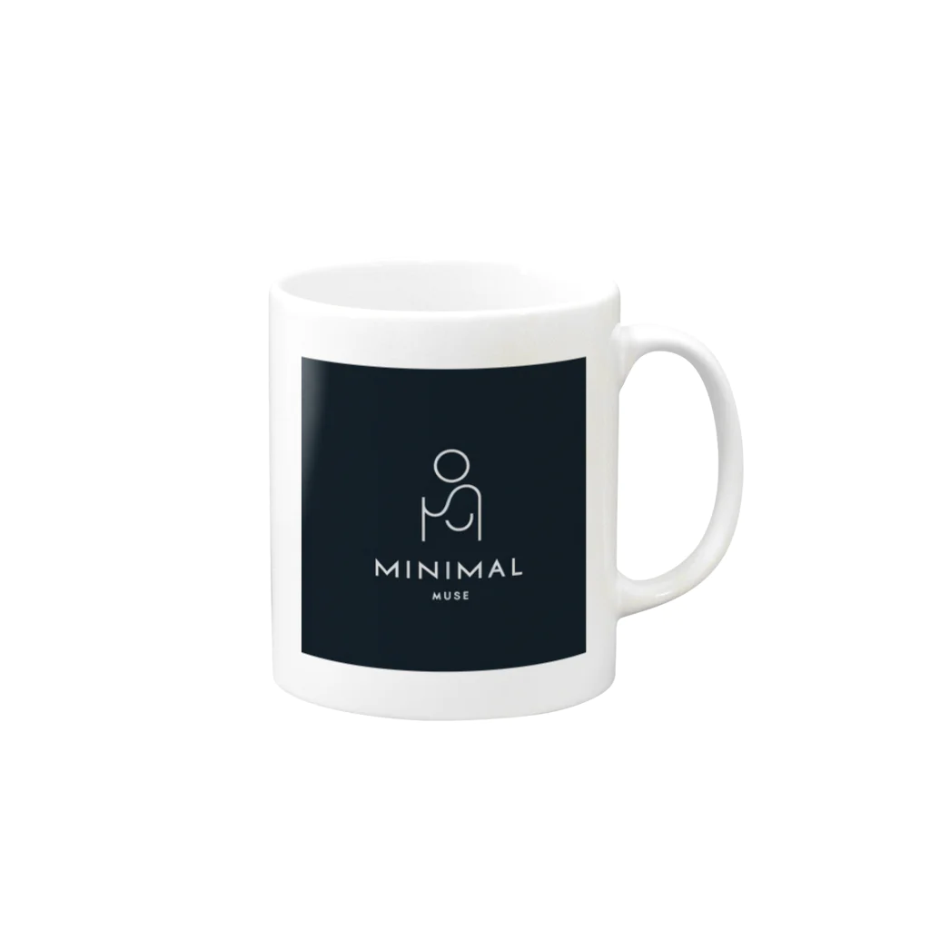 Minimal MuseのMinimal Muse Mug :right side of the handle