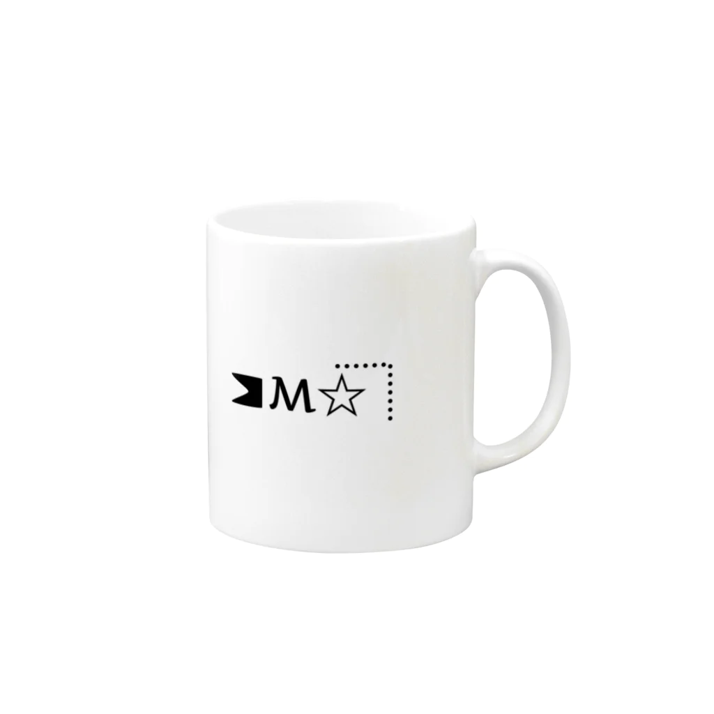 Rad7のMの飛躍 Mug :right side of the handle