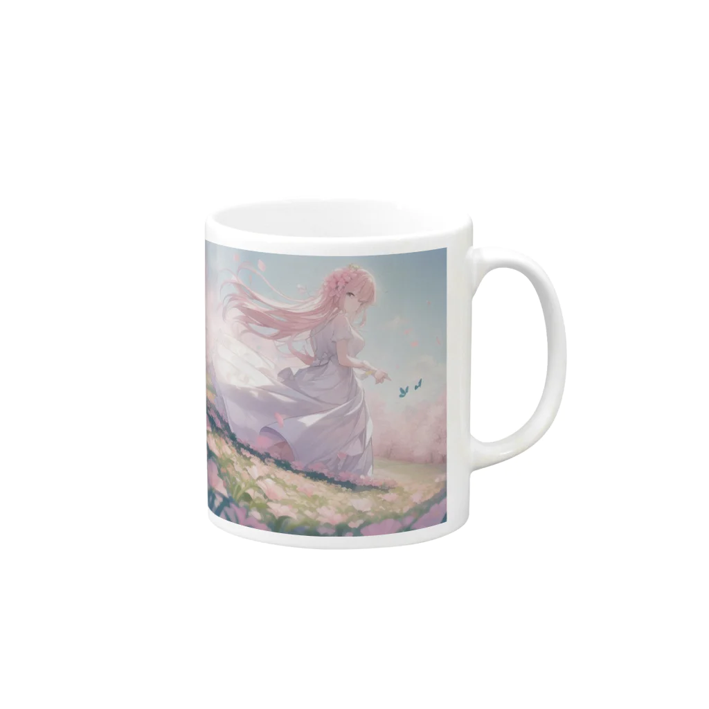 R-mayの草原の少女 Mug :right side of the handle