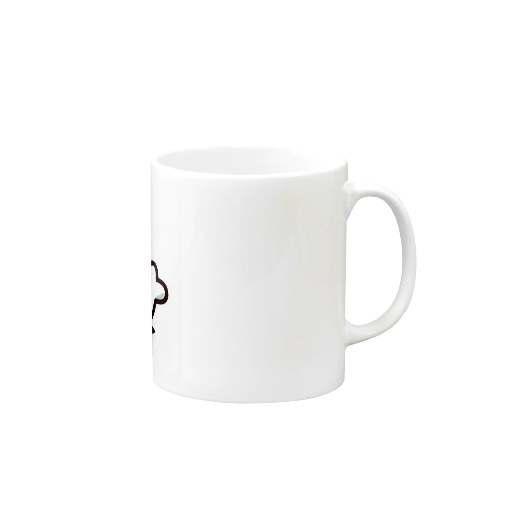 marunyashopのゆるキャラ Mug :right side of the handle