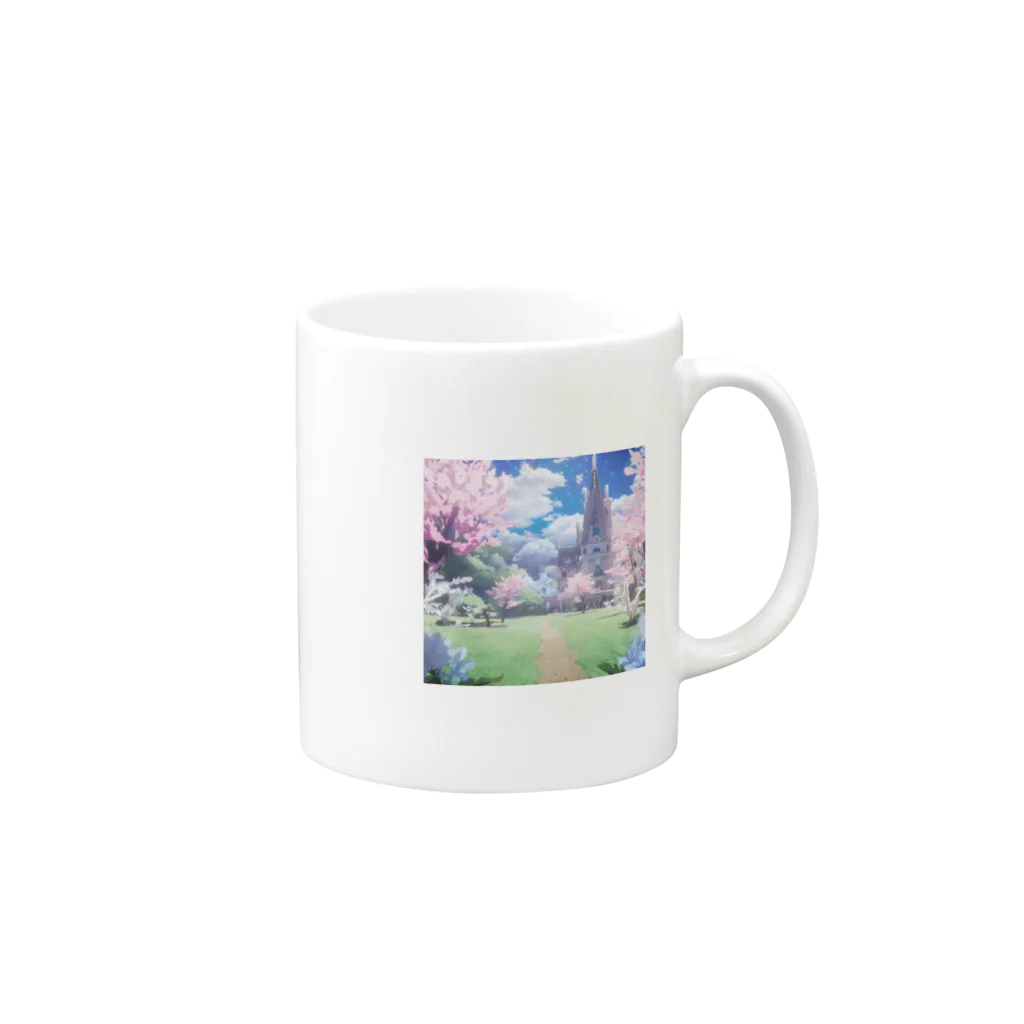 Mitsugosiのファンタジーな世界 Mug :right side of the handle