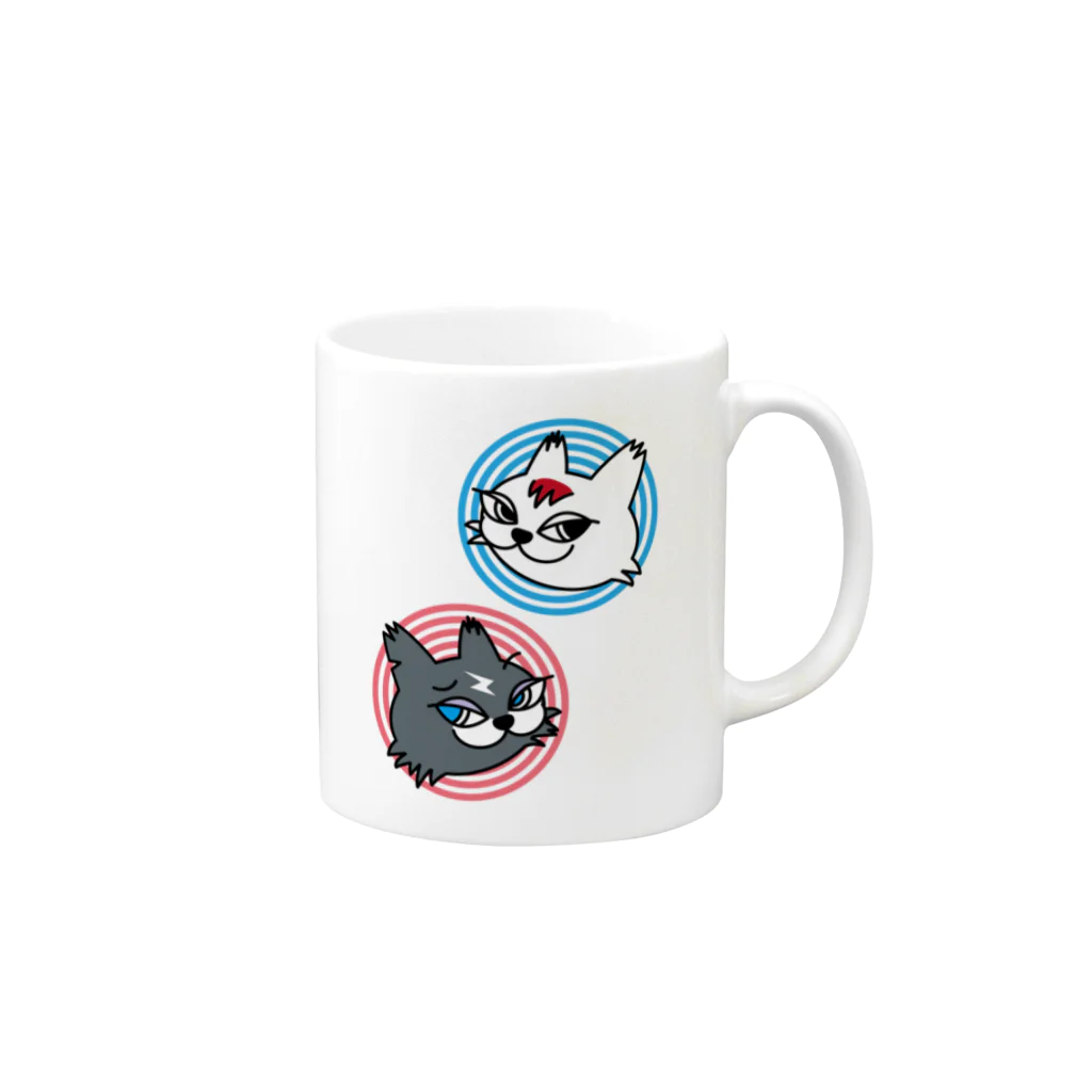 530 ohagiのKittengangs-twins Mug :right side of the handle