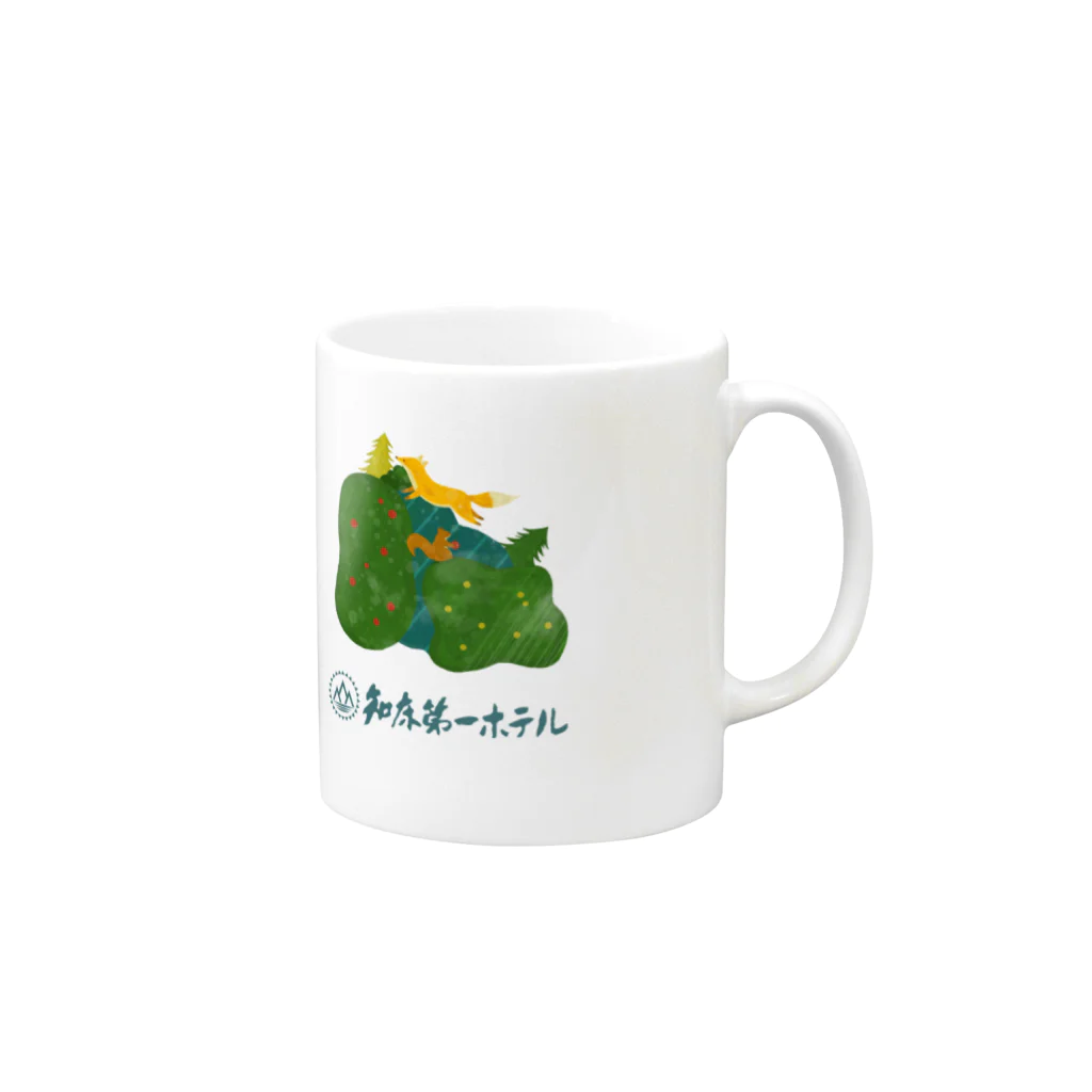 shiretoko-1のきつねマグ Mug :right side of the handle