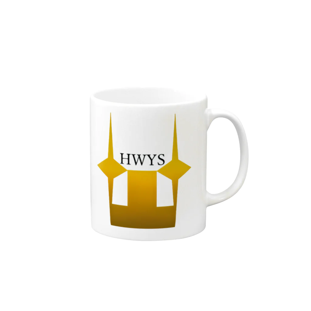 Laksmī-fromHWYSのHWYS株式会社の公式アパレル&ラグジュアリーブランドが登場！ Mug :right side of the handle