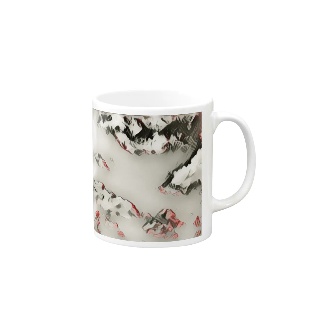 Try Anythingの雪山 グッズ Mug :right side of the handle