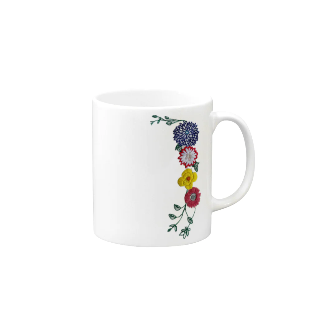 AROMA心美堂🌿雑貨店のhanabana Mug :right side of the handle